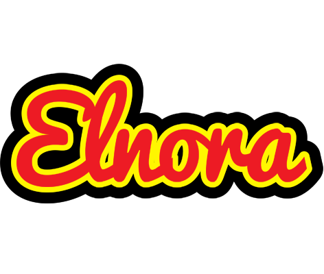 Elnora fireman logo