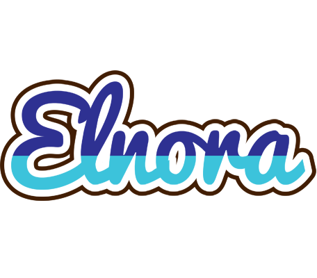 Elnora raining logo