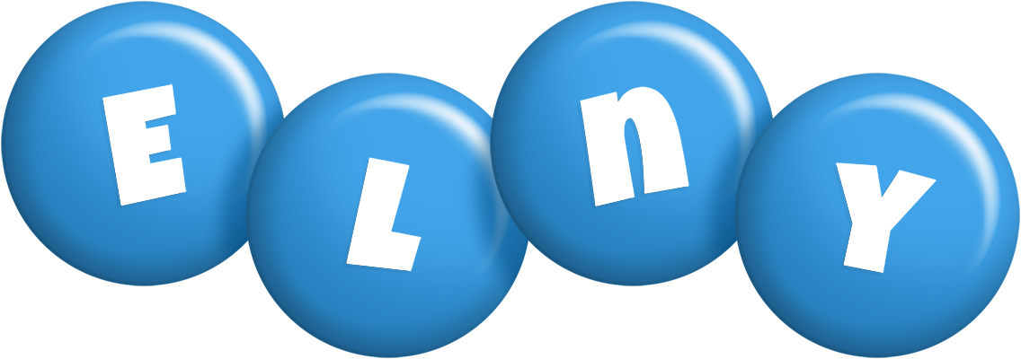 Elny candy-blue logo