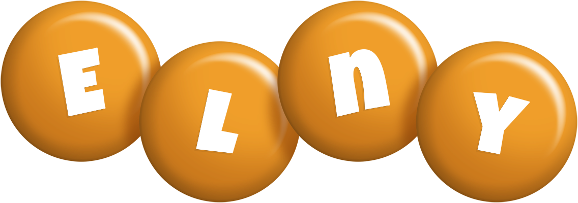 Elny candy-orange logo