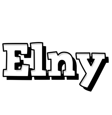 Elny snowing logo