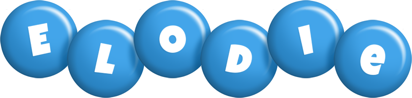 Elodie candy-blue logo