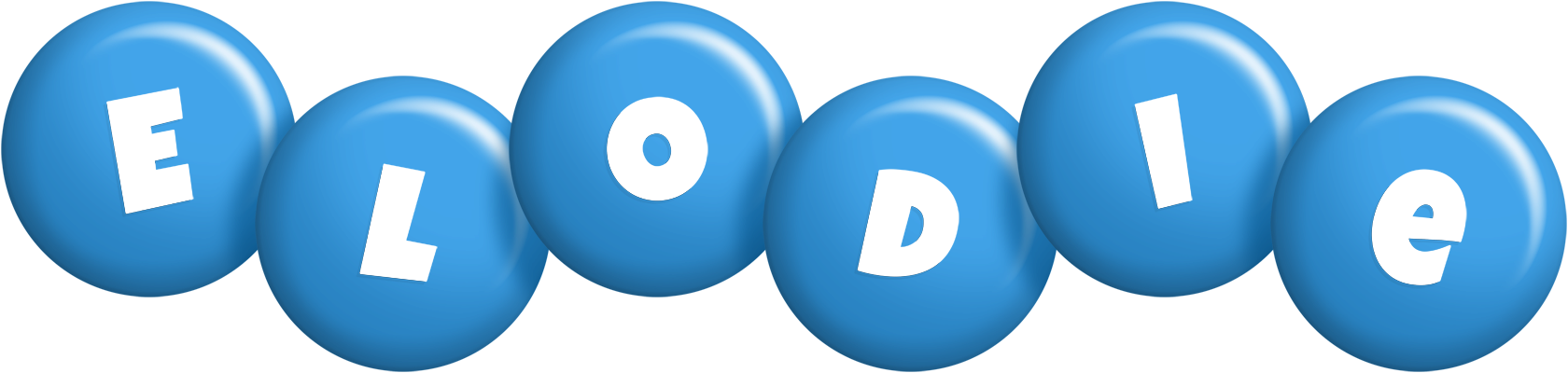 Elodie candy-blue logo