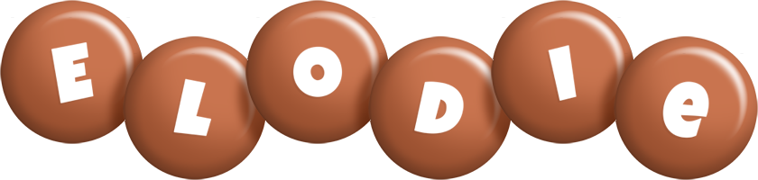 Elodie candy-brown logo