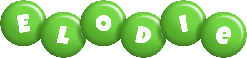 Elodie candy-green logo