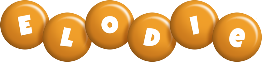 Elodie candy-orange logo