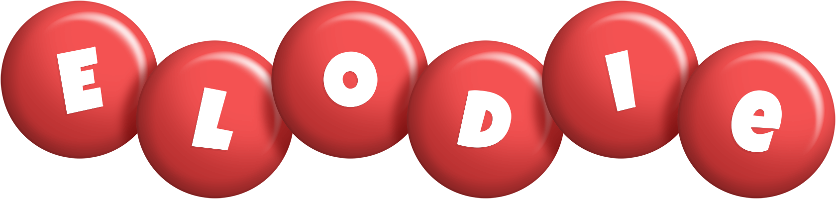 Elodie candy-red logo