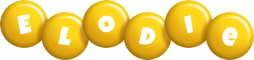 Elodie candy-yellow logo