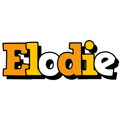 Elodie cartoon logo
