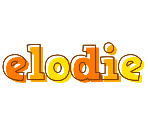 Elodie desert logo