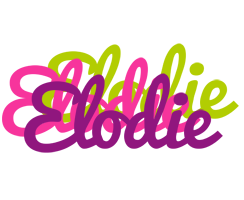 Elodie flowers logo