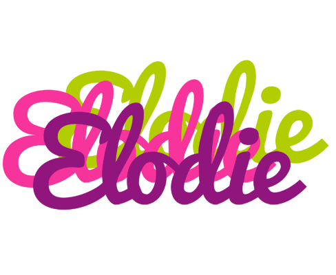 Elodie flowers logo