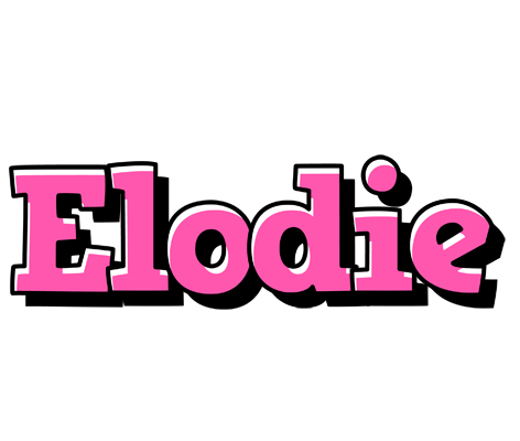 Elodie girlish logo