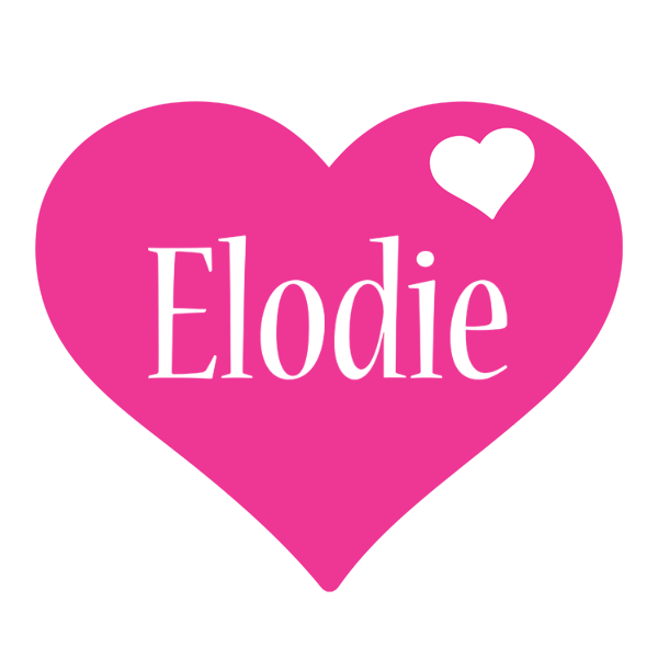 Elodie love-heart logo