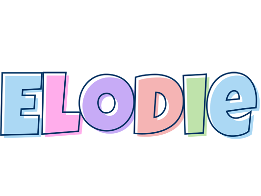 Elodie pastel logo