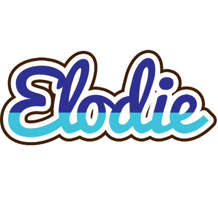 Elodie raining logo