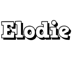 Elodie snowing logo
