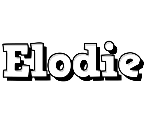 Elodie snowing logo