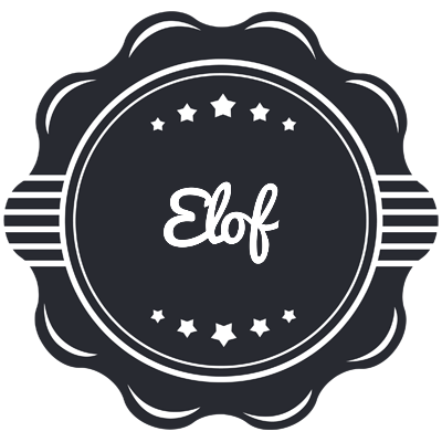 Elof badge logo