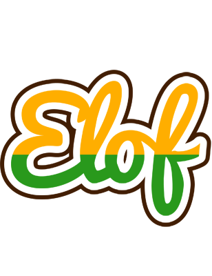 Elof banana logo
