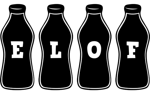 Elof bottle logo