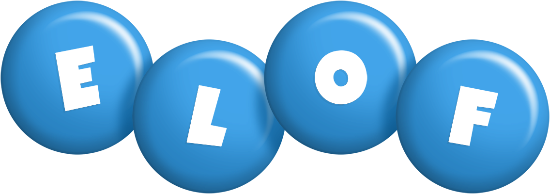 Elof candy-blue logo