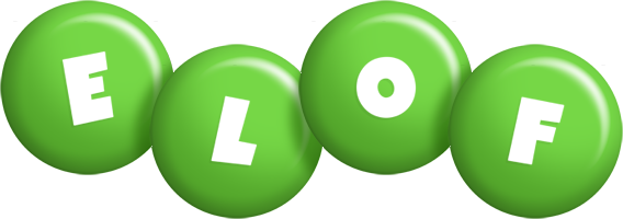 Elof candy-green logo