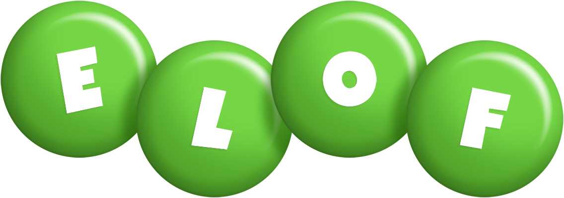 Elof candy-green logo
