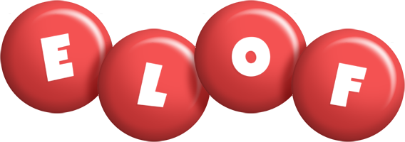 Elof candy-red logo