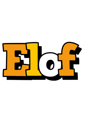 Elof cartoon logo