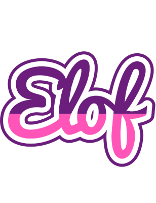 Elof cheerful logo