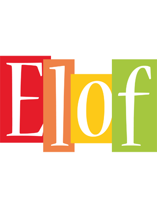 Elof colors logo