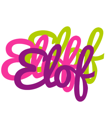 Elof flowers logo