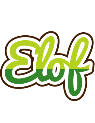 Elof golfing logo