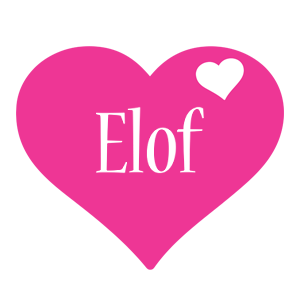 Elof love-heart logo