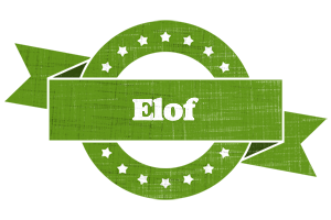 Elof natural logo