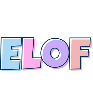 Elof pastel logo
