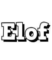 Elof snowing logo