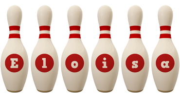 Eloisa bowling-pin logo