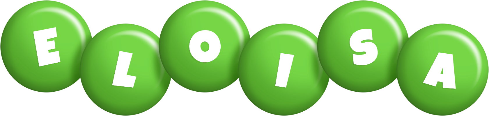 Eloisa candy-green logo