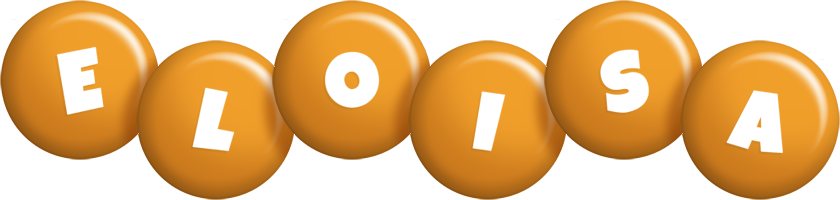 Eloisa candy-orange logo