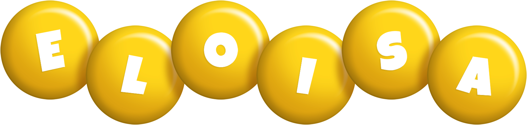 Eloisa candy-yellow logo