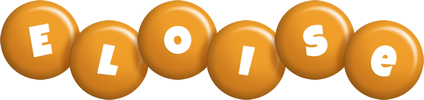 Eloise candy-orange logo