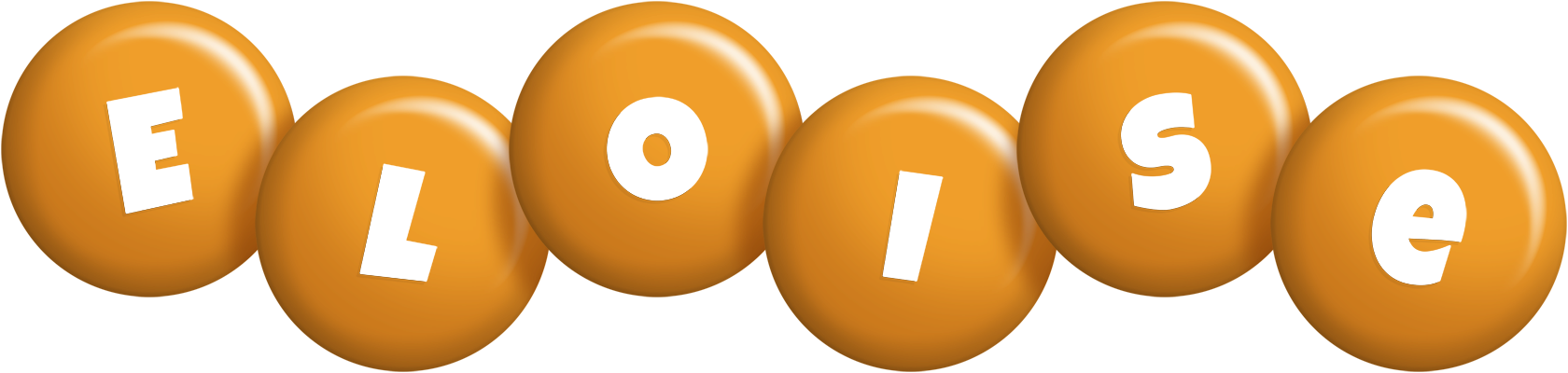 Eloise candy-orange logo