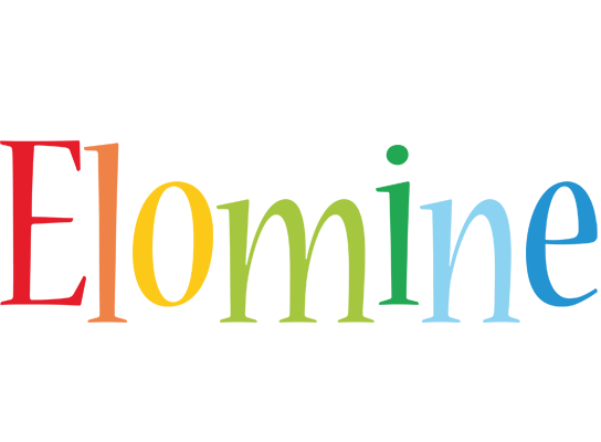 Elomine birthday logo