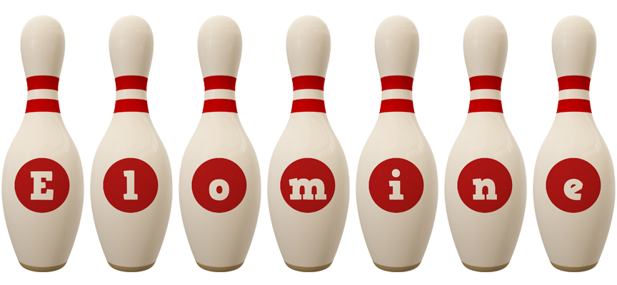 Elomine bowling-pin logo