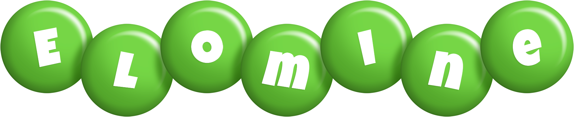 Elomine candy-green logo