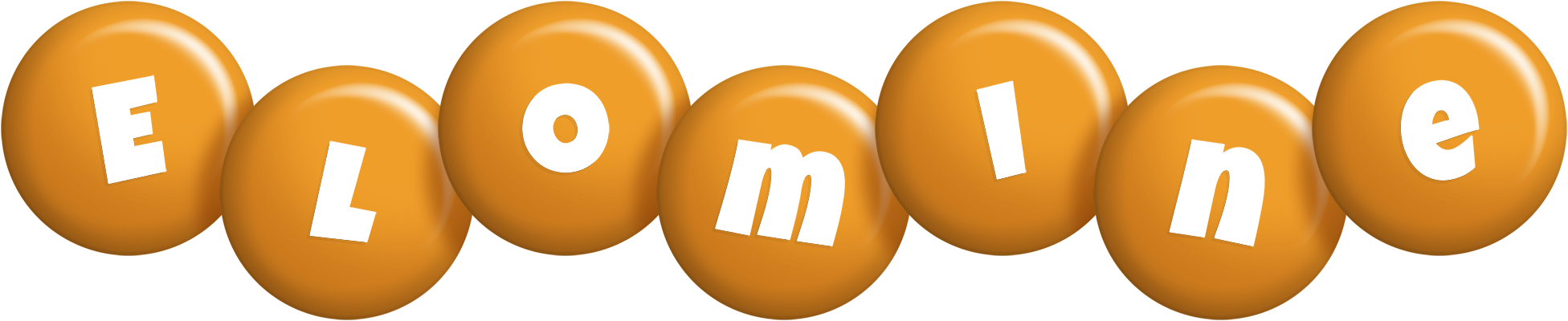 Elomine candy-orange logo