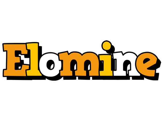 Elomine cartoon logo