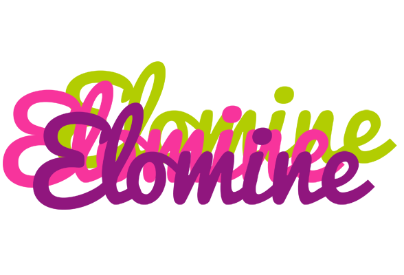 Elomine flowers logo